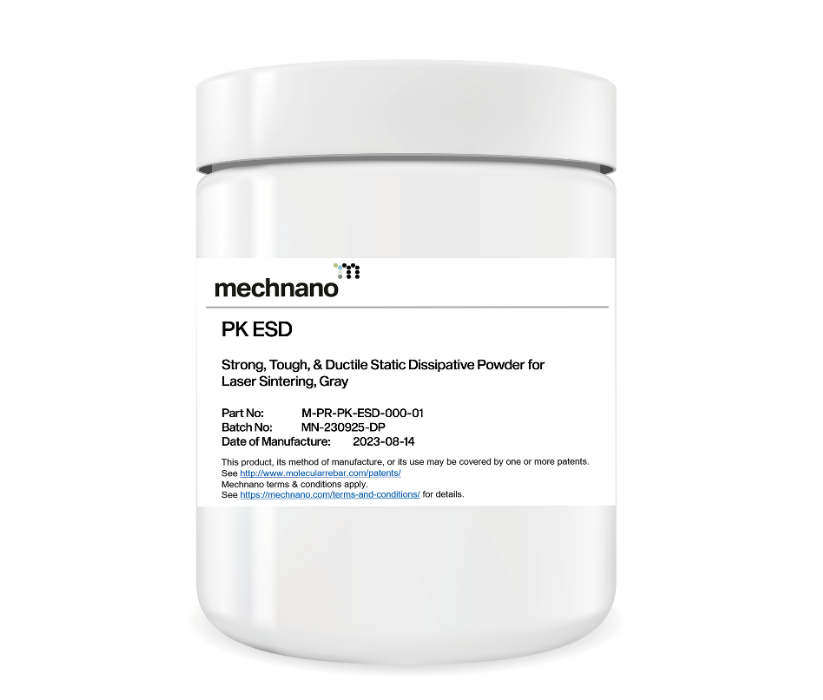 Mechnano Announces ESD Powder Solution Based on Jabil PK 5000